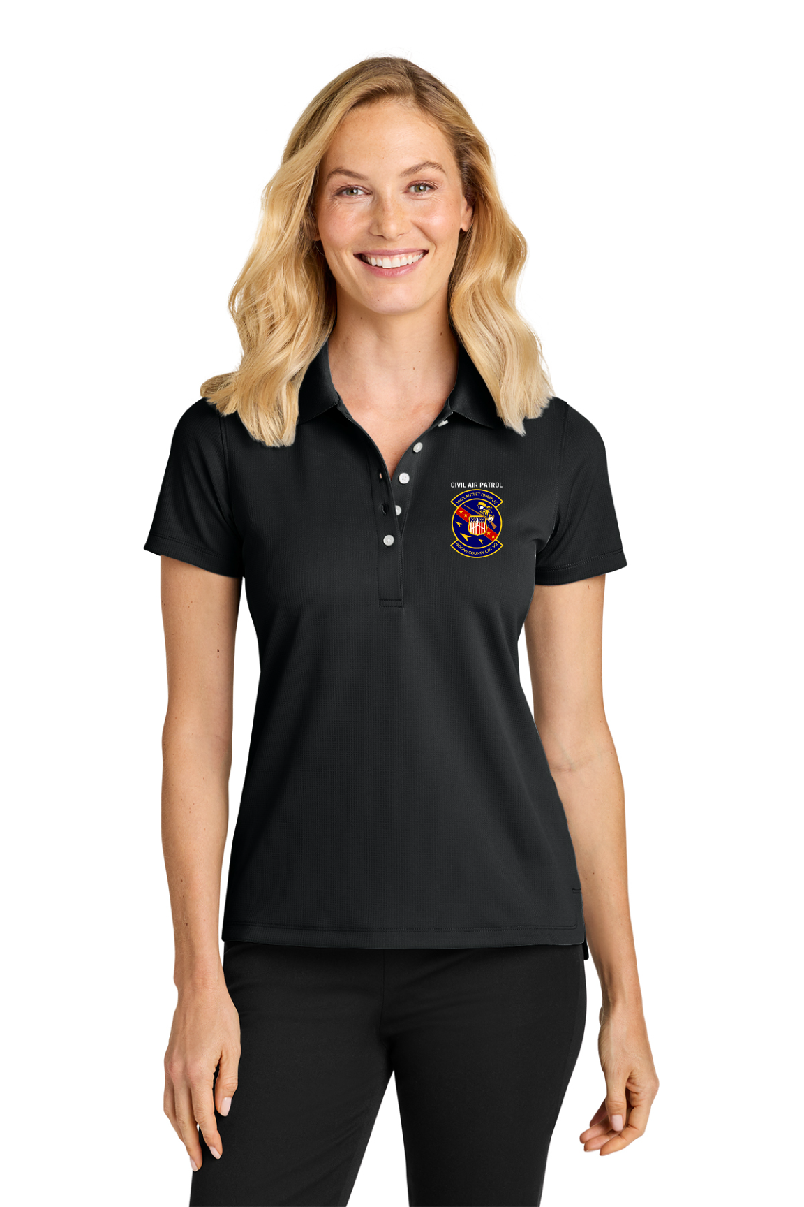 Port Authority Women’s Dry Zone® Stain-Release Grid Polo