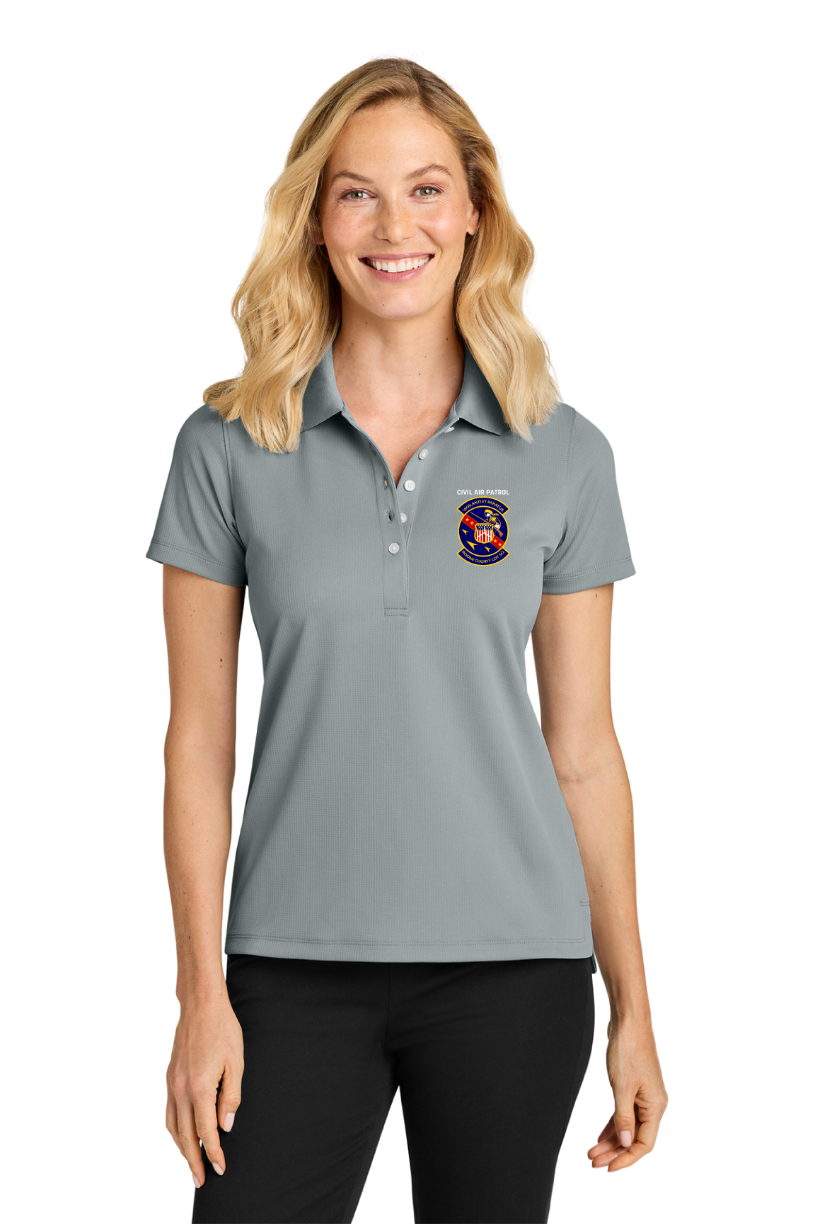 Port Authority Women’s Dry Zone® Stain-Release Grid Polo