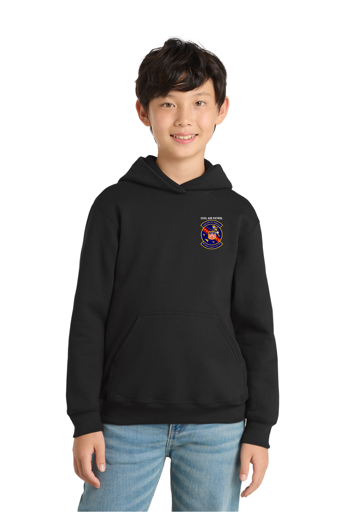 Port & Co Youth Core Fleece Pullover Hooded