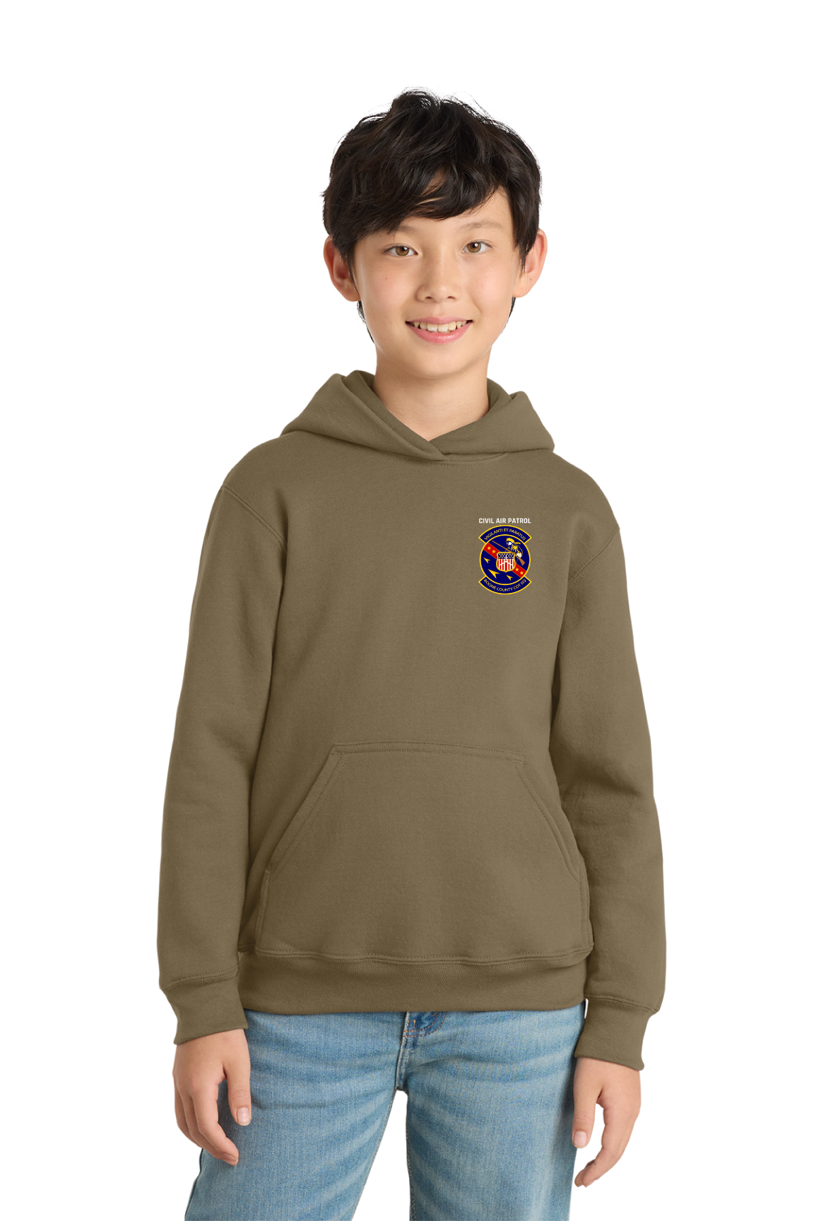 Port & Co Youth Core Fleece Pullover Hooded